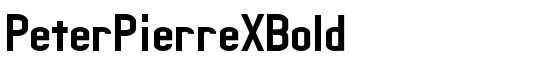 PeterPierreXBold - Download Thousands of Free Fonts at FontZone.net