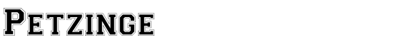 Petzinge - Download Thousands of Free Fonts at FontZone.net