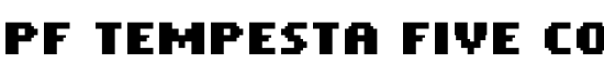 PF Tempesta Five Compressed Bold - Download Thousands of Free Fonts at FontZone.net