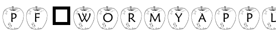pf_WormyApple - Download Thousands of Free Fonts at FontZone.net