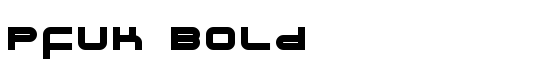 Pfuk Bold - Download Thousands of Free Fonts at FontZone.net