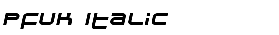 Pfuk Italic - Download Thousands of Free Fonts at FontZone.net