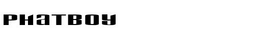 Phatboy - Download Thousands of Free Fonts at FontZone.net