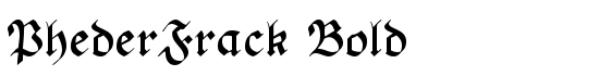 PhederFrack Bold - Download Thousands of Free Fonts at FontZone.net