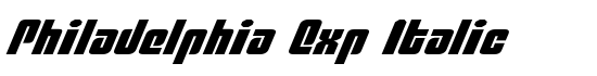 Philadelphia Exp Italic - Download Thousands of Free Fonts at FontZone.net