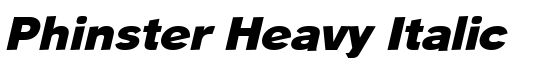 Phinster Heavy Italic - Download Thousands of Free Fonts at FontZone.net
