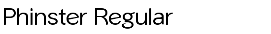 Phinster Regular - Download Thousands of Free Fonts at FontZone.net