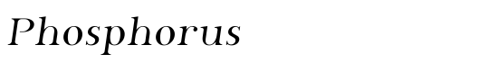 Phosphorus - Download Thousands of Free Fonts at FontZone.net