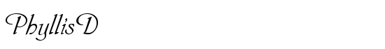 PhyllisD - Download Thousands of Free Fonts at FontZone.net