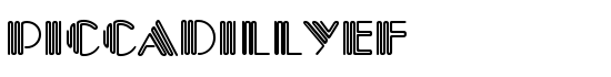 PiccadillyEF - Download Thousands of Free Fonts at FontZone.net