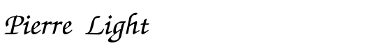 Pierre Light - Download Thousands of Free Fonts at FontZone.net