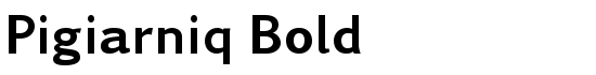 Pigiarniq Bold - Download Thousands of Free Fonts at FontZone.net