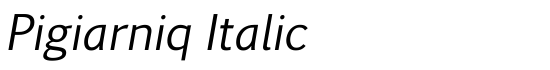 Pigiarniq Italic - Download Thousands of Free Fonts at FontZone.net