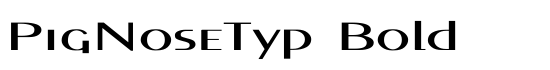 PigNoseTyp Bold - Download Thousands of Free Fonts at FontZone.net