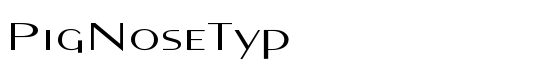 PigNoseTyp - Download Thousands of Free Fonts at FontZone.net