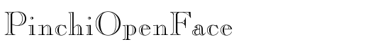 PinchiOpenFace - Download Thousands of Free Fonts at FontZone.net