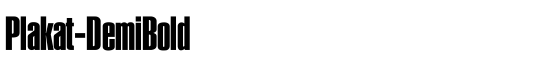 Plakat-DemiBold - Download Thousands of Free Fonts at FontZone.net