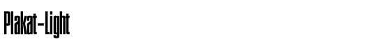 Plakat-Light - Download Thousands of Free Fonts at FontZone.net