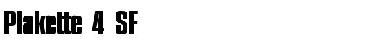 Plakette 4 SF - Download Thousands of Free Fonts at FontZone.net