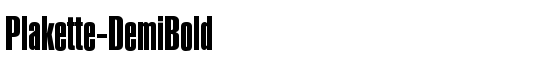 Plakette-DemiBold - Download Thousands of Free Fonts at FontZone.net