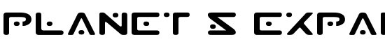 Planet S Expanded - Download Thousands of Free Fonts at FontZone.net