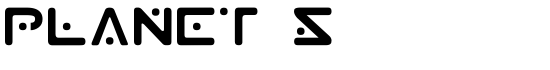 Planet S - Download Thousands of Free Fonts at FontZone.net