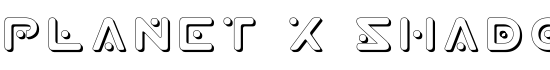 Planet X Shadow - Download Thousands of Free Fonts at FontZone.net