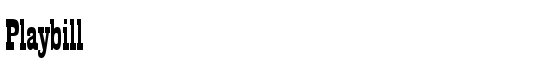 Playbill - Download Thousands of Free Fonts at FontZone.net