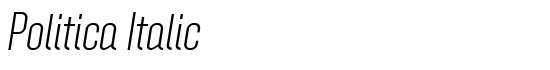 Politica Italic - Download Thousands of Free Fonts at FontZone.net