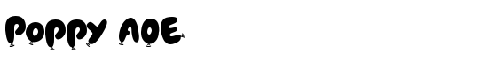 Poppy AOE - Download Thousands of Free Fonts at FontZone.net