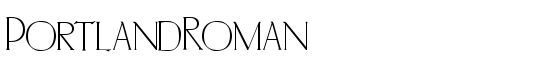PortlandRoman - Download Thousands of Free Fonts at FontZone.net