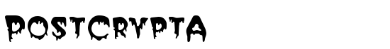 PostCryptA - Download Thousands of Free Fonts at FontZone.net