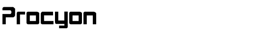 Procyon - Download Thousands of Free Fonts at FontZone.net