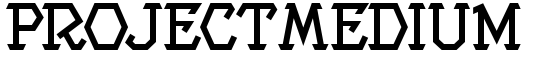 ProjectMedium - Download Thousands of Free Fonts at FontZone.net