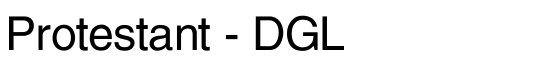 Protestant - DGL - Download Thousands of Free Fonts at FontZone.net