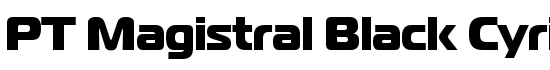 PT Magistral Black Cyrillic - Download Thousands of Free Fonts at FontZone.net