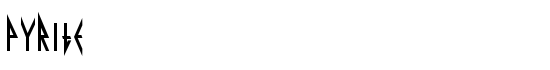 Pyrite - Download Thousands of Free Fonts at FontZone.net