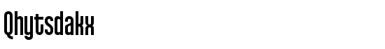 Qhytsdakx - Download Thousands of Free Fonts at FontZone.net