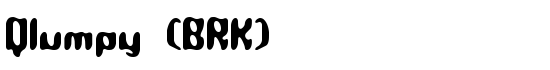 Qlumpy BRK - Download Thousands of Free Fonts at FontZone.net