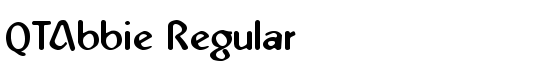 QTAbbie Regular - Download Thousands of Free Fonts at FontZone.net