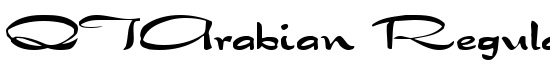QTArabian Regular - Download Thousands of Free Fonts at FontZone.net