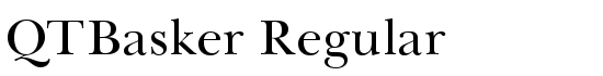 QTBasker Regular - Download Thousands of Free Fonts at FontZone.net