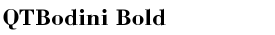 QTBodini Bold - Download Thousands of Free Fonts at FontZone.net