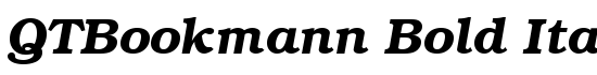 QTBookmann Bold Italic - Download Thousands of Free Fonts at FontZone.net