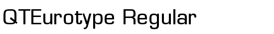 QTEurotype Regular - Download Thousands of Free Fonts at FontZone.net