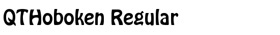 QTHoboken Regular - Download Thousands of Free Fonts at FontZone.net