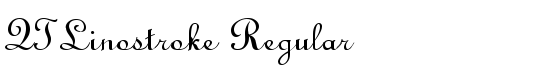 QTLinostroke Regular - Download Thousands of Free Fonts at FontZone.net