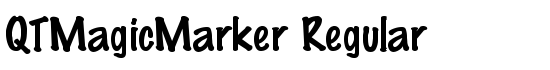 QTMagicMarker Regular - Download Thousands of Free Fonts at FontZone.net