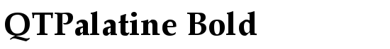 QTPalatine Bold - Download Thousands of Free Fonts at FontZone.net