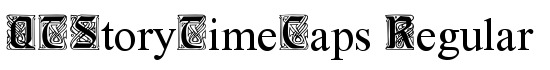 QTStoryTimeCaps Regular - Download Thousands of Free Fonts at FontZone.net